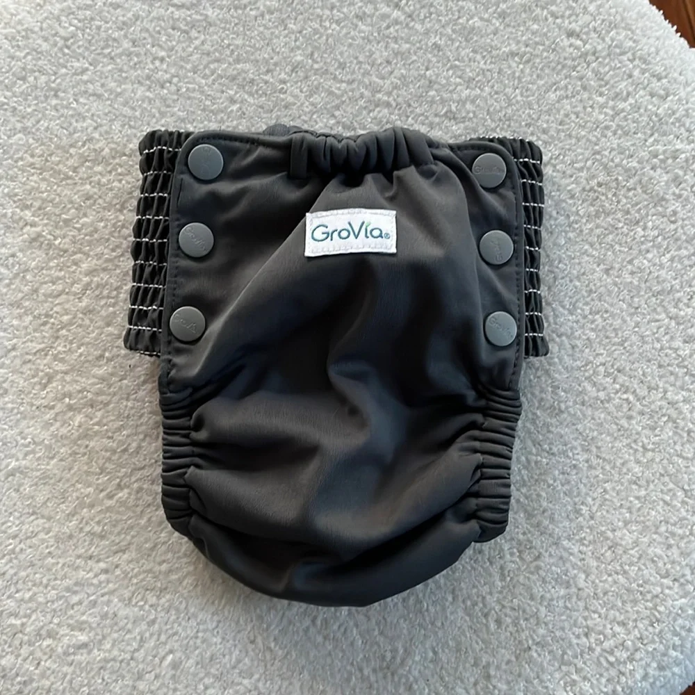 Gray Cloth Diaper